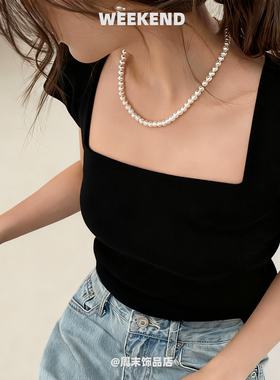 施家珍珠项链女小众轻奢设计