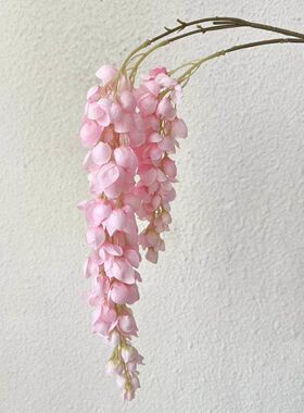 阿勃勒兰花紫藤花清新家居摆件假花酒店婚庆吊顶仿真花摆件