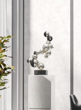 黄大师轻奢高档入户玄关大型落地摆件智慧灯塔酒店客厅装饰品2005