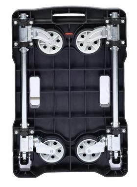 现货小推车拉货折叠便携平板车手推车货搬运车静音家用多功能拖车