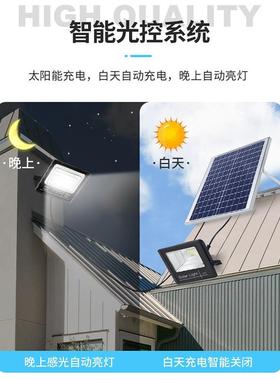 惠想热销款太阳能投光灯聚宝盆户外庭院灯压铸铝分体太阳能泛光灯