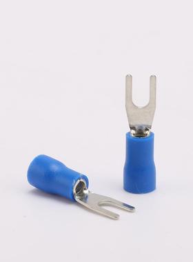 铜线鼻子SVTU-JTK型叉型预绝缘端头UT型冷压接线端子SV2-3.2