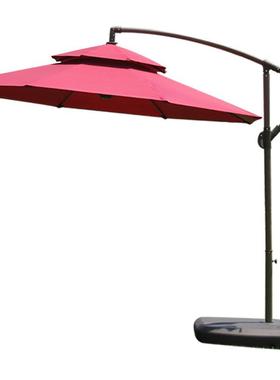 户外遮阳伞庭院室外太阳伞商用摆摊室外香蕉伞花园别墅露台庭院伞