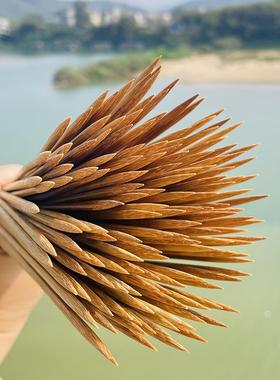 竹签子烤串大量烧烤竹签碳化竹签一次性烤肠竹签子炸串