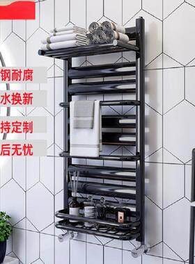 鲁本斯小背篓铜铝钢制暖气片卫生间壁挂式全套置物架家用水暖新款