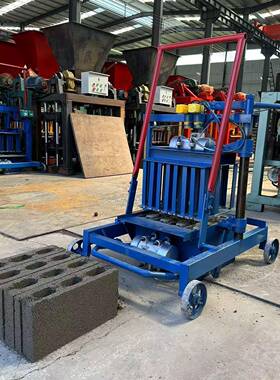 小型家用打砖机手动水泥免烧砖制砖机建筑用混凝土砌块砖成型机