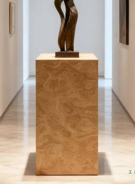 方中古风墩子天树然瘤皮底座展示形台木F998J5TT饰品摆件橱窗模特