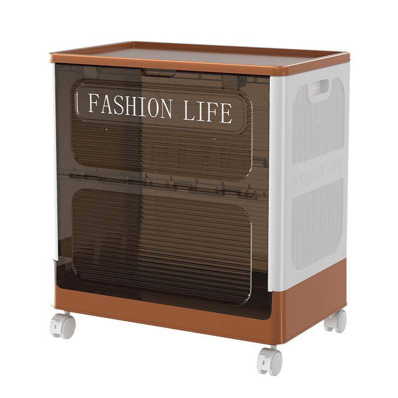 衣服收纳箱翻盖大容量家用带滑轮衣物整理箱被子玩具多功能储物柜,淘宝优惠券,粉丝福利购,淘宝优惠卷