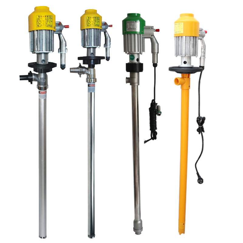 防爆电动插桶泵HD-EX2-V+SS304-1800HP电动抽液泵溶剂油桶泵880W - 图2