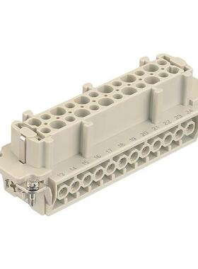 HARTING浩亭09032646823DIN41612母头64针连接器接线片焊接端