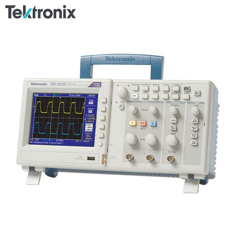 泰克/Tektronix TDS2001C数字存储示波器2通道 50MHz 直销 - 图0
