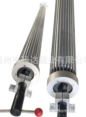 圆形扩幅器拉平轴展平棍除皱开幅棍胶条拉升圆型式舒展棍可调展膜