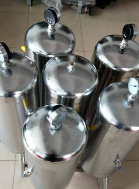 大流量空气容器实惠现货卧式小型40升储运设备304不锈钢储气罐