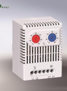 供应ZR011温控器加热扇热控制一体式双控温控器升温降温控制器