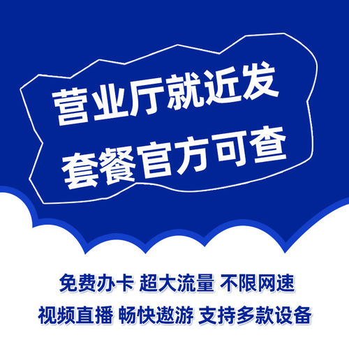 中国流量卡手机电话卡大流量低月租无不限速4G5G纯上网大王全通用 - 图0