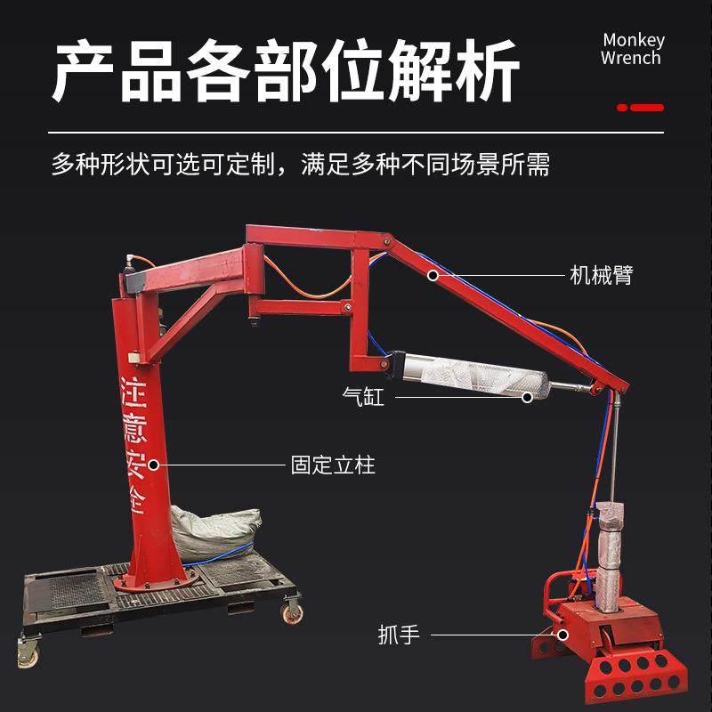 助力气动机械抓手水泥抓袋搬运全自动平衡吊全自动码垛机,淘宝优惠券,粉丝福利购,淘宝优惠卷