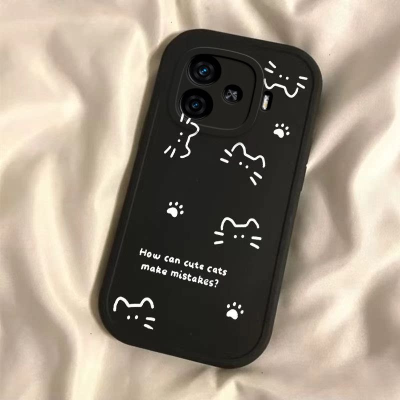 适用IQOOZ9手机壳vivoiqooz9x新款z9turbo硅胶vivo套turbo+线条猫咪女vivoz外壳专用全包icooz防摔iqqoz爱酷