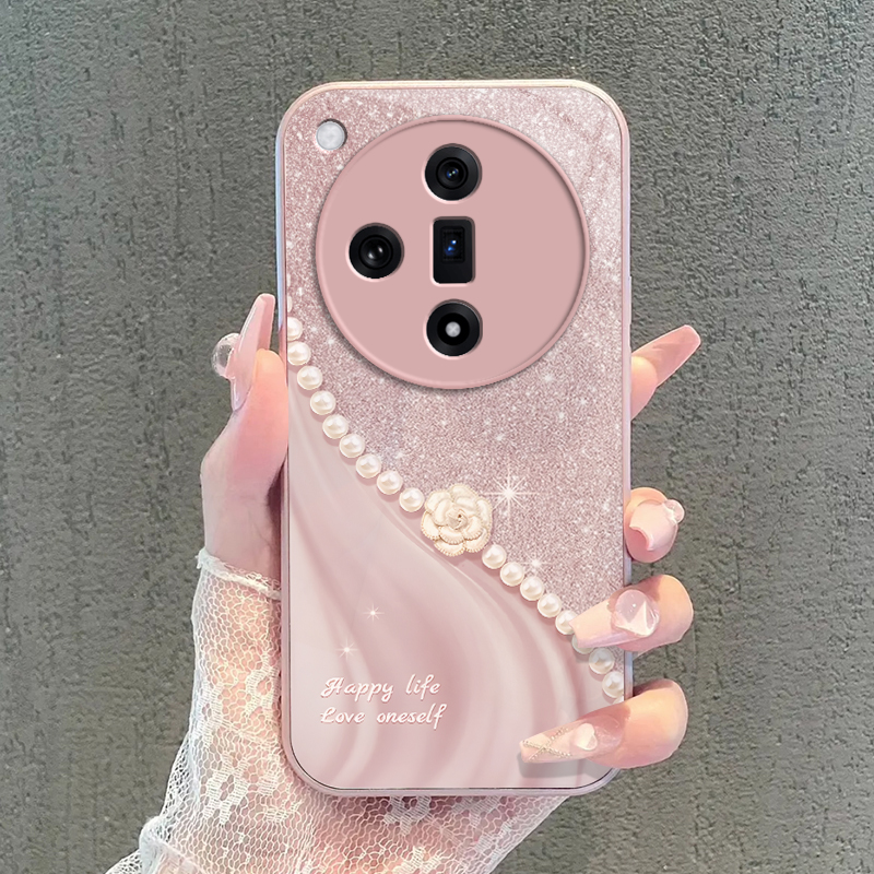 OPPOFindX7手机壳OPPO Find X7Ultra新款FindX保护壳OPX套OPPOX全包防摔OPPOFandX液态玻璃OPP0PP0PPO女外壳 - 图2