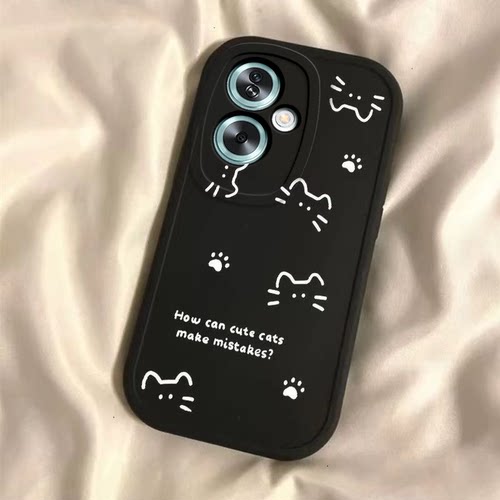 适用oppoA2手机壳A2x新款A2pro硅胶PJU110套PJS110全包oppa2M防摔5G外壳opopa线条猫咪opa0pp0ppoA女opρoa款 - 图2