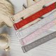 ສາຍບ່າ jacquard knitted ສາຍບ່າເຫຼັກໂປ່ງໃສ buckle