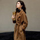 Yuerong high-end lined 100 pure cashmere coat