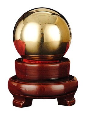 纯铜球黄铜实心球 5 6 7 8装饰圆球健身球手球工艺品送礼