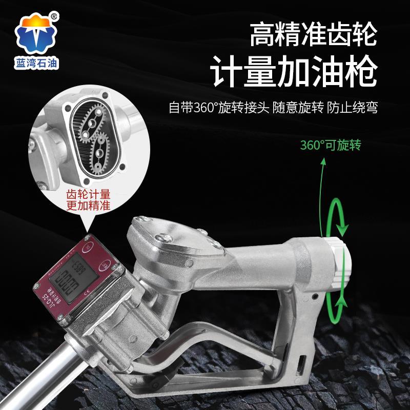 电子计价计量加油枪柴油汽油甲醇自封自动跳枪带计量加油机计量器 - 图2