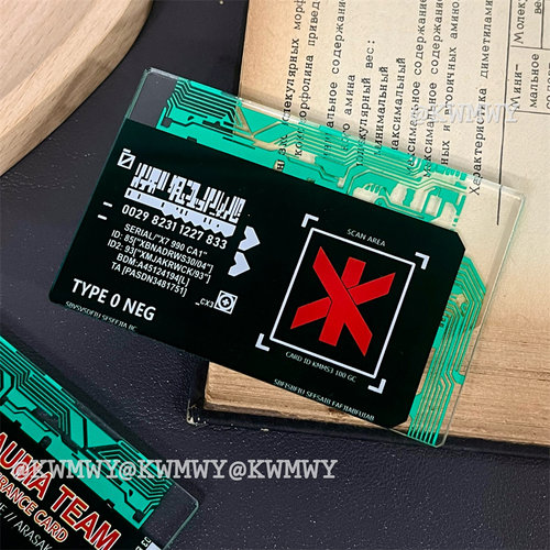 赛博朋克2077游戏周边亚克力透卡高颜值创伤小组白金会员卡收藏品 - 图3