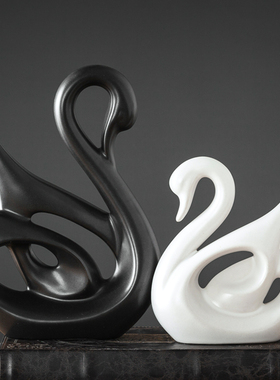 速发家居结意客摆陶瓷摆件小摆设桌面酒柜装饰品厅件创婚礼物房间