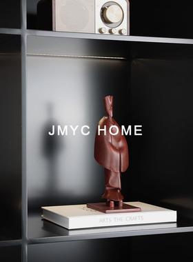 复古艺术摆件意式雕塑人物办公室客厅电视柜书架酒柜软装饰品摆件