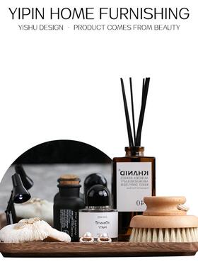 逸品家居北欧沐浴组合样板间卫生间浴室洗浴香氛软装展厅道具陈设