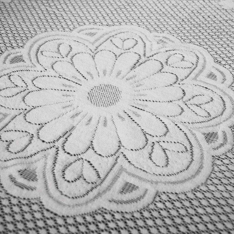 圆形桌布针织巾盖布盖巾餐桌布纯白蕾丝圆台布艺田园茶几家用特价,淘宝优惠券,粉丝福利购,淘宝优惠卷