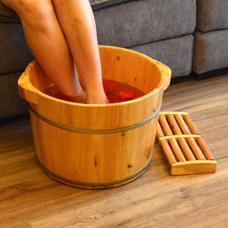 四川香柏木泡脚木桶洗脚盆实木足沐浴桶加厚家用木盆足浴盆木质桶,淘宝优惠券,粉丝福利购,淘宝优惠卷
