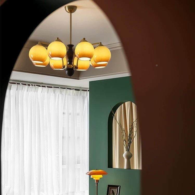 中古魔术豆法式玻璃木客厅复吊灯230古艺餐厅包豪式斯卧室美北欧,淘宝优惠券,粉丝福利购,淘宝优惠卷