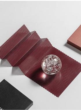 艺子创意金属镂页空折柜YB-QS073子内装饰品焦贝铁锈色样板房间软