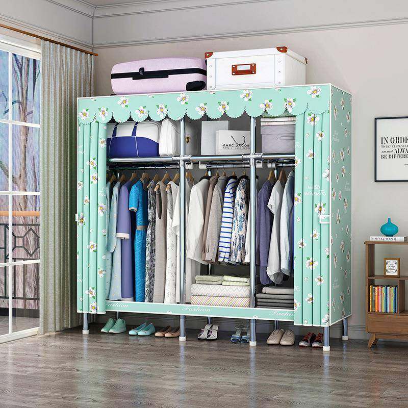 简易衣加粗2RMR3合金口布衣柜经济组装收纳接柜橱整理衣（3）,淘宝优惠券,粉丝福利购,淘宝优惠卷