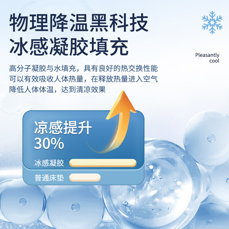 冰垫坐垫学生教室办公室久坐夏季凝胶冰凉坐垫夏天降温神器冰垫子