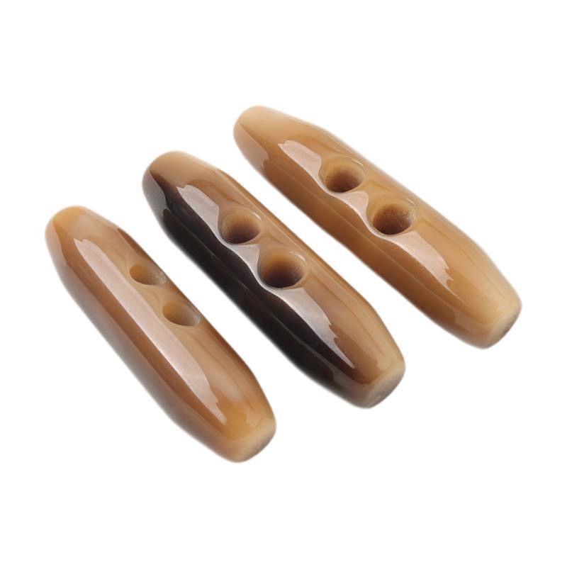 树脂花纹橄榄纽扣牛角扣毛呢大衣风衣对扣儿童外套棉衣搭扣配件 - 图3