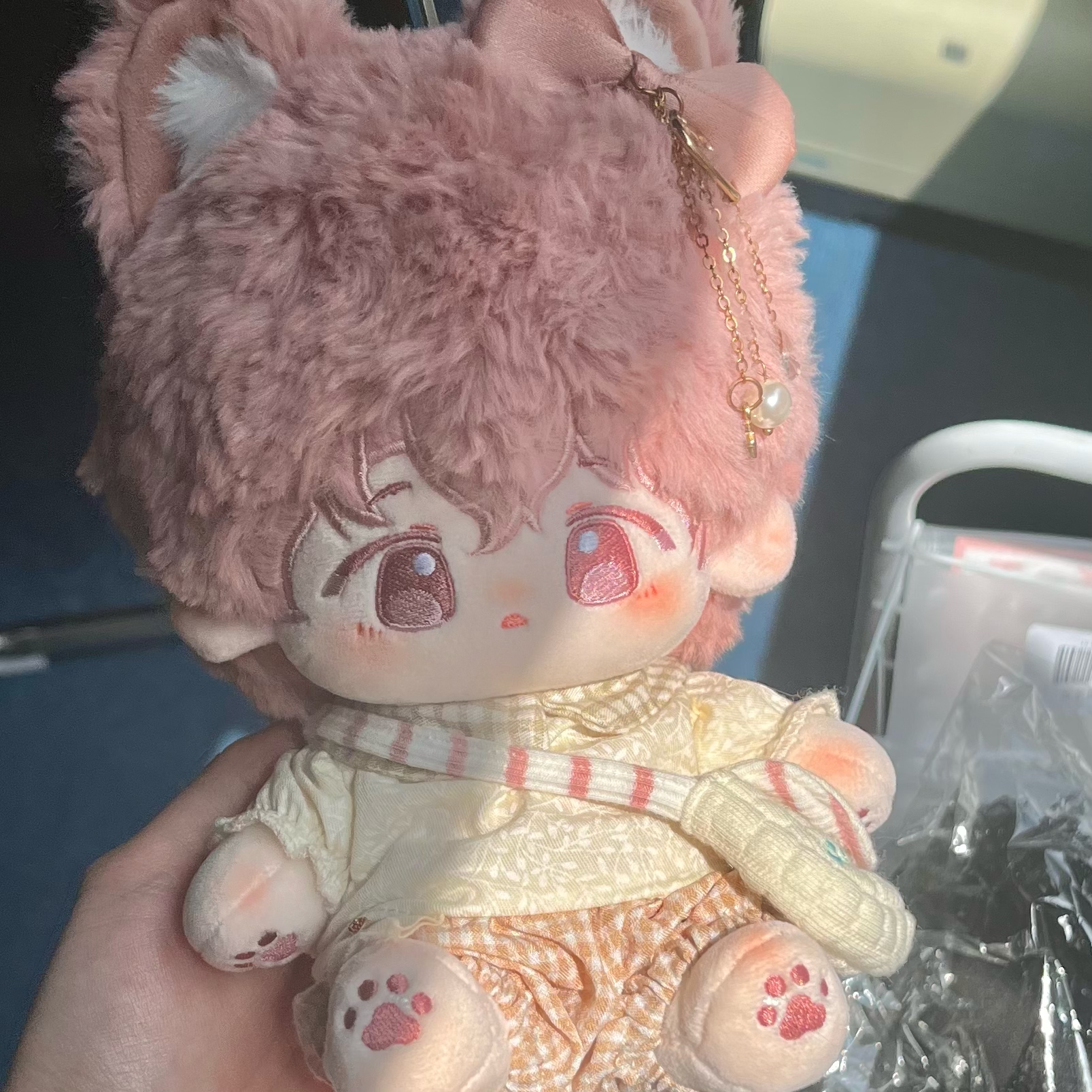 【官方】原创正版正品可颂棉花娃娃无属性20cm刷花兔毛棉花娃娃 - 图2