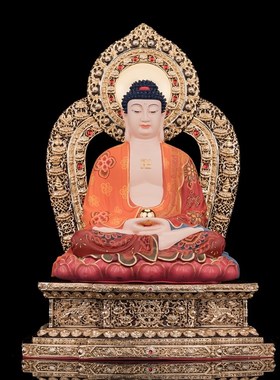 速发52三凡纯铜娑婆盛圣观音菩萨奉像家居供佛摆件地藏王释迦摩尼