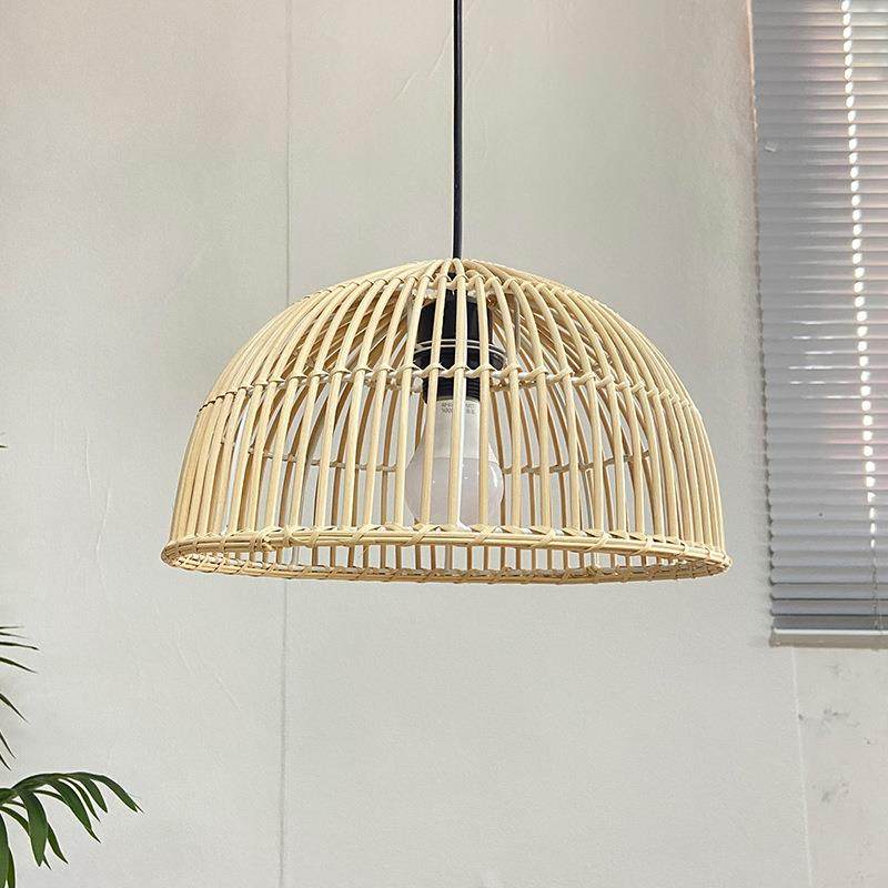 创意藤编灯罩复古日式客厅餐厅卧室火锅店民宿超市东南亚吊灯灯具,淘宝优惠券,粉丝福利购,淘宝优惠卷
