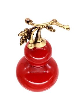 简约葫芦摆件家居样板间装饰品客厅创意玄关黄铜装饰工艺品