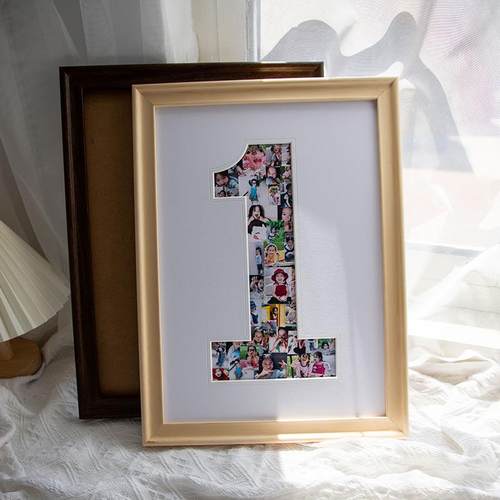 一周岁12456789纪念相框周岁相框数字相框周岁宝宝生日成长记录 - 图2