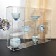 Acrylic transparent lattice rack custom cup storage rack