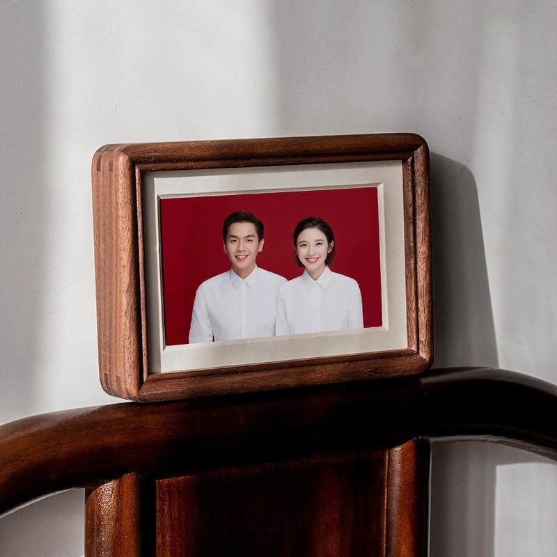 实木质相框摆台结婚证收藏框6寸78寸艺术照装裱框洗照片做成相框,淘宝优惠券,粉丝福利购,淘宝优惠卷