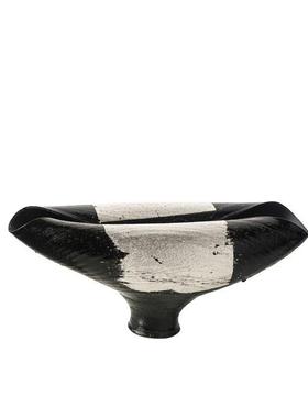 侘寂风抽象艺术花器样板间售楼处客厅餐厅复古花瓶摆件软装饰品