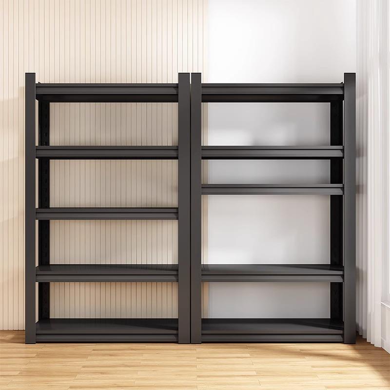 抖货架置物架多层落地角钢储物架家用阳台仓库储藏室铁架收纳书架 - 图2