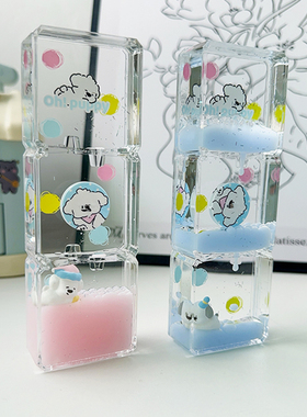 速发小狗帕皮解压长方油漏摆减件物沙漏可爱生日礼压儿童装饰品