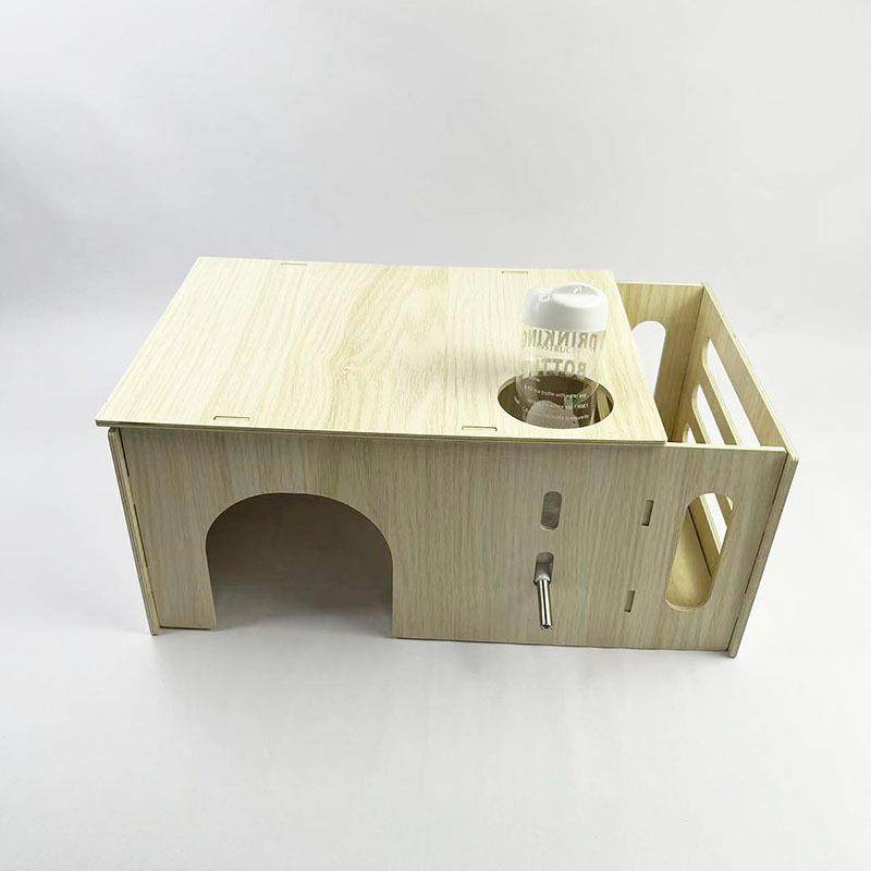 龙猫实木木窝兔子豚鼠草架多功能荷兰猪木屋躲避房屋宠物窝,淘宝优惠券,粉丝福利购,淘宝优惠卷