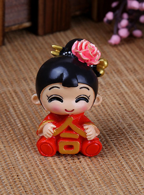 速发 百年好合娃娃摆件 相亲相爱婚庆玩婚纪念品结偶工艺品